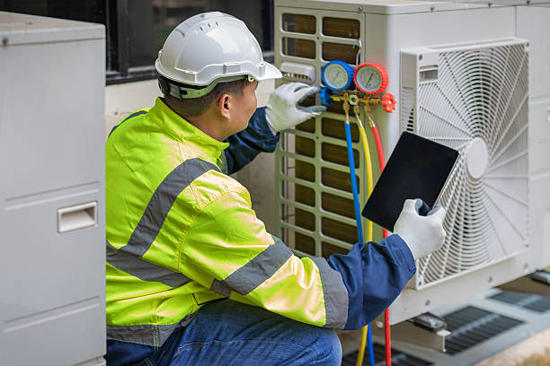 Professional Furnace Repair technician working in South Rockwood, MI